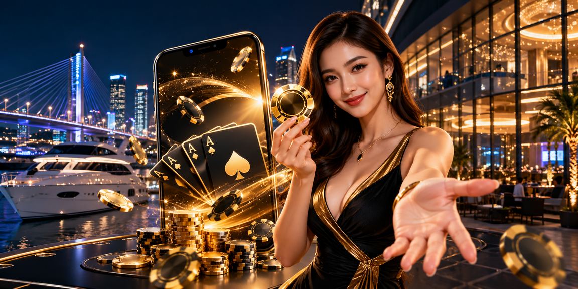 Permainan poker bergaya Melayu di Johor dengan suasana meja kasino